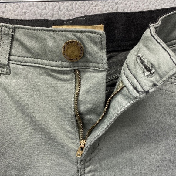 Democracy Ab Technology Greyish Olive Skinny Leg Pants Sz 4 - Picture 3 of 10